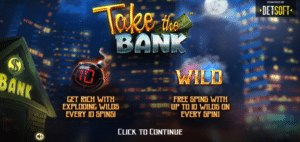 take the bank features