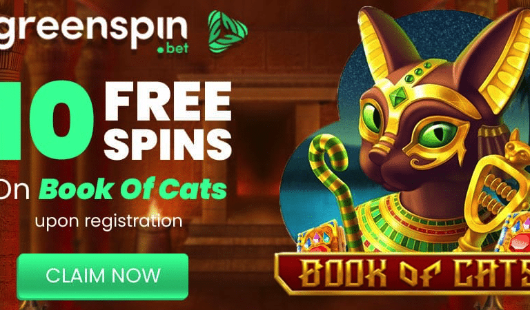 10 Free Spins Signup Bonus on Book of Cats