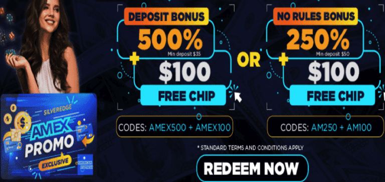 amex ndb bonus codes silveredge casino