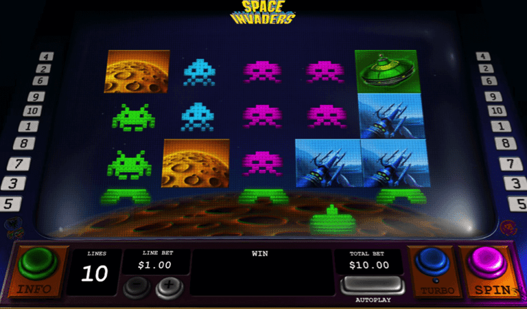 Space Invaders Video Slot