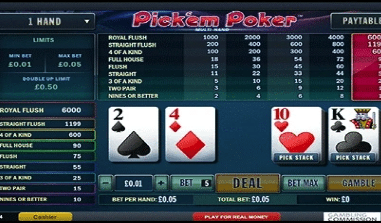 Pick’em Poker Casino Game
