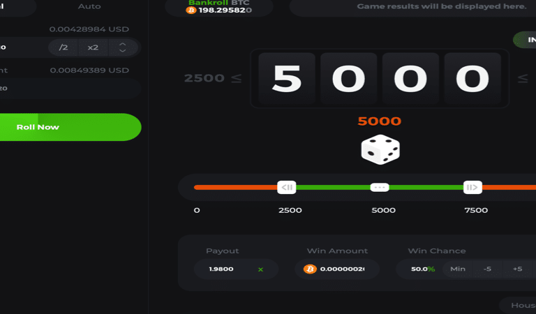 Ultimate Dice Crypto Game Play