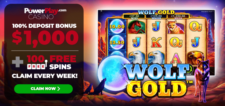 Wolf Gold 100 Free Spins PowerPlay
